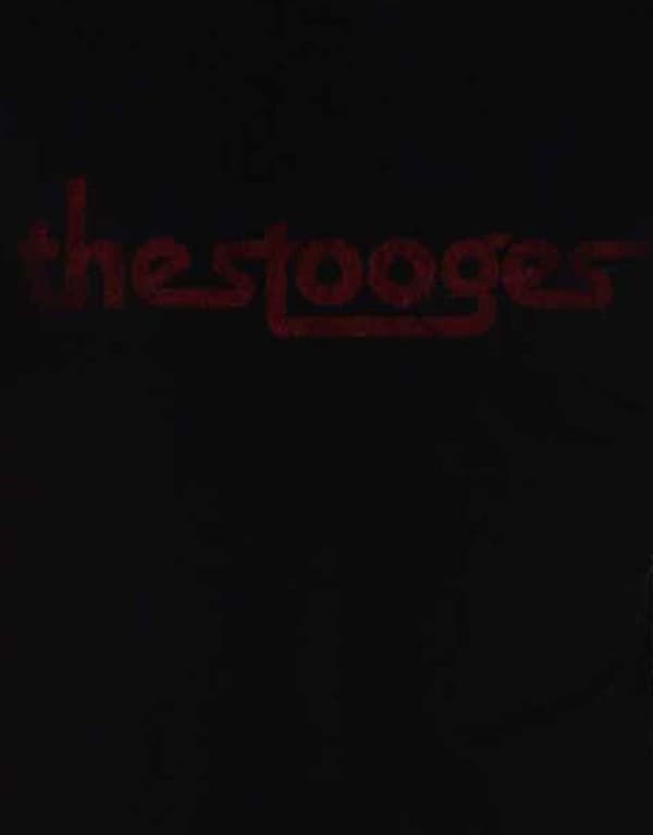 Iggy Pop & The Stooges T Shirt Vintage distressed Logo Official Mens Black
