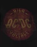 Miniatyrbild 3 av 5: AC/DC T Shirt High Voltage Vintage Band Logo Official Mens Black XXL