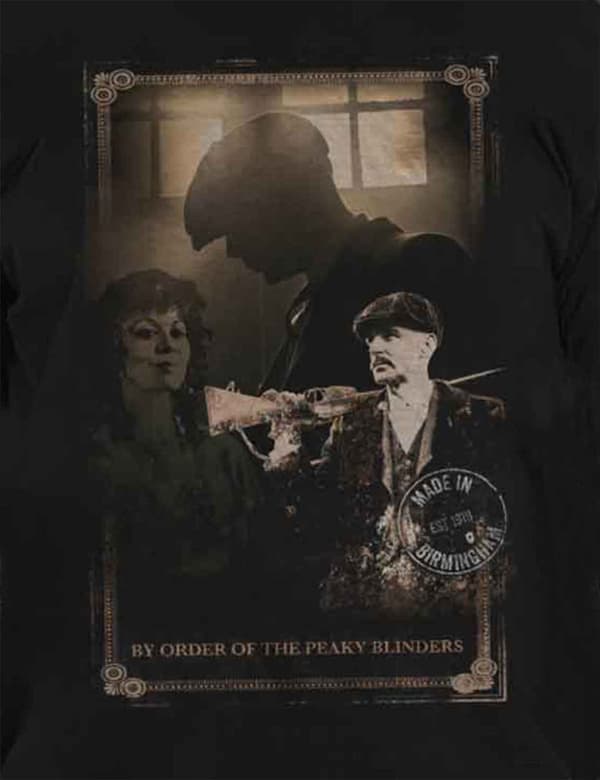 Peaky Blinders Shotgun Vintage logo T Shirt