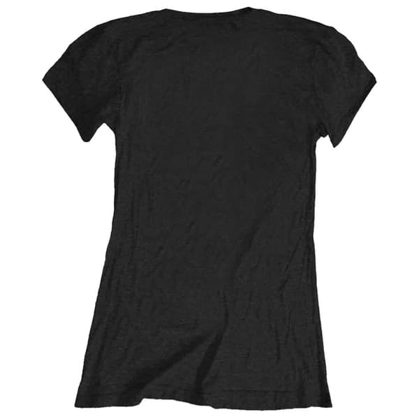 The Rolling Stones T Shirt Retro 70s Vibe Official Womens Skinny Fit Black