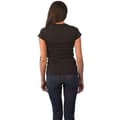 Miniatyrbild 2 av 4: John Lennon T Shirt People for Peace Logo Official Womens Skinny Fit Black