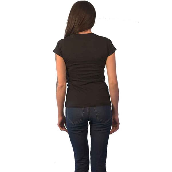 John Lennon T Shirt Listen to this T-Shirt Official Womens Skinny Fit Black