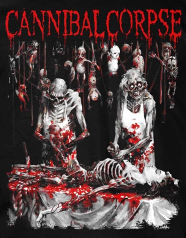 Cannibal Corpse T Shirt Butchered At Birth 2019 Band Logo Official Mens Black XL