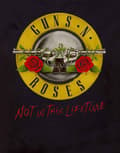 Miniatyrbild 3 av 4: Guns N Roses T Shirt Not In This Lifetime Tour Official Womens Skinny Fit Black