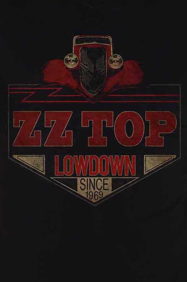 ZZ Top T Shirt Lowdown Band Logo Official Mens Black