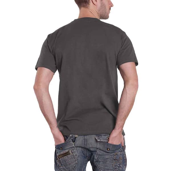The Doors T Shirt LA California Band Logo Official Unisex Charcoal Grey