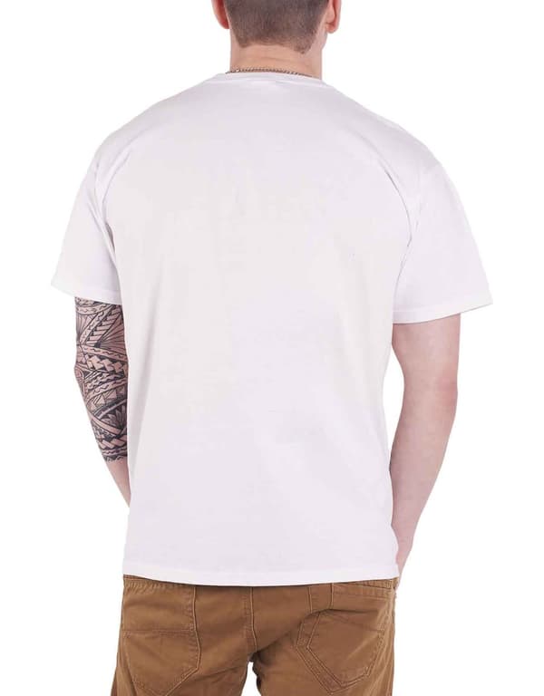 The Doors T Shirt Waiting for the Sun Cover Band Logo Official Mens White