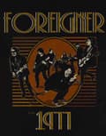 Miniatyrbild 3 av 4: Foreigner T Shirt Est 1977 Band Logo Official Mens Black