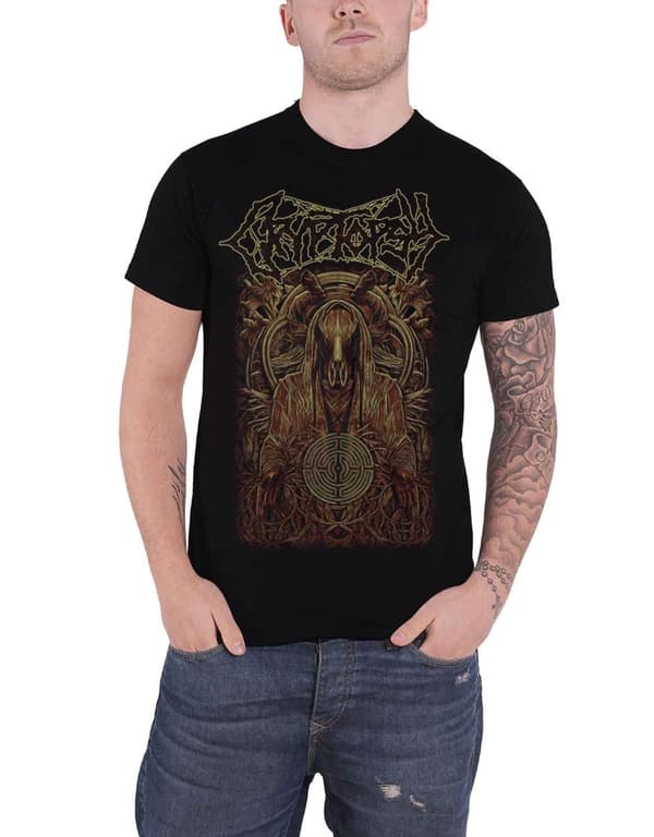Cryptopsy T Shirt Root Band Logo Official Mens Black