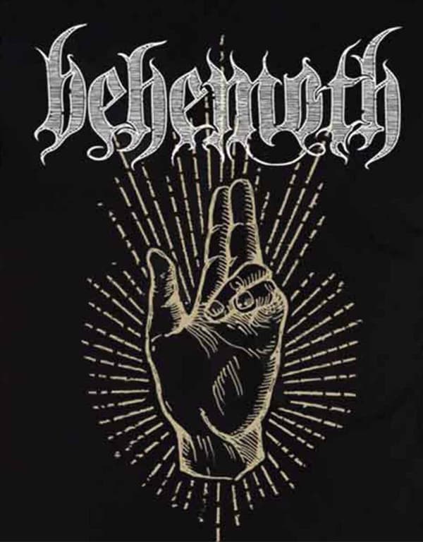 Behemoth T Shirt LCFR Morning Star Rises Band Logo Official Mens Black