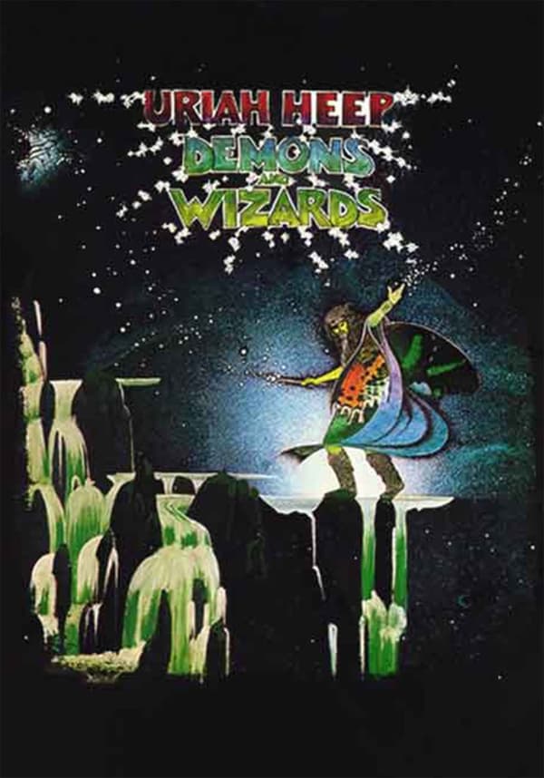 Uriah Heep T Shirt Demons And Wizards Album Cover Band Logo Official Mens
