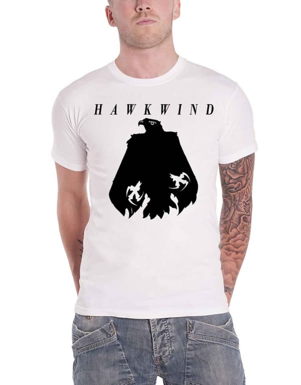Hawkwind T Shirt Eagle Band Logo Lemmy Official Mens