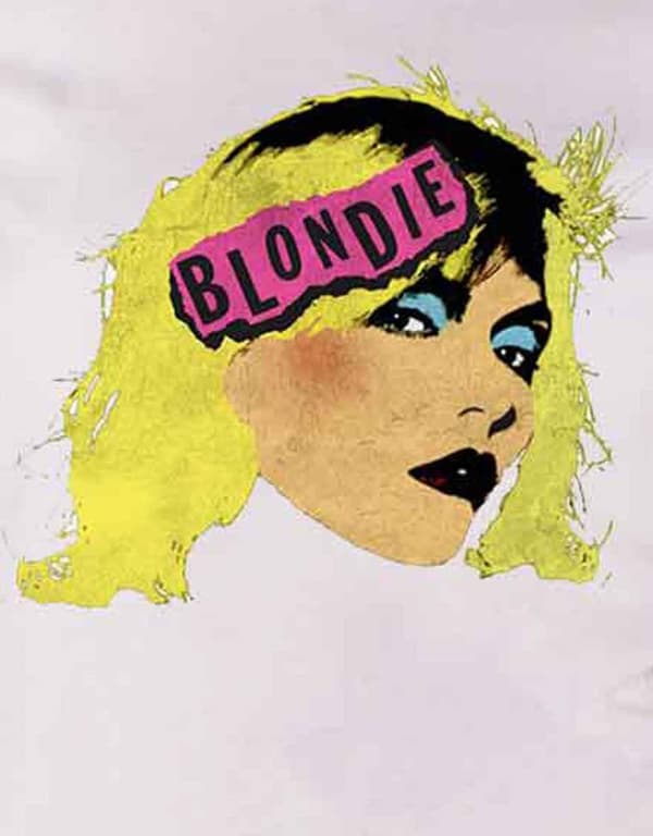 Blondie T Shirt Punk Debbie Harry Logo Official Womens Skinny Fit