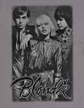 Miniatyrbild 3 av 4: Blondie T Shirt Promo Shot Band Logo Debbie Harry Official Mens Grey
