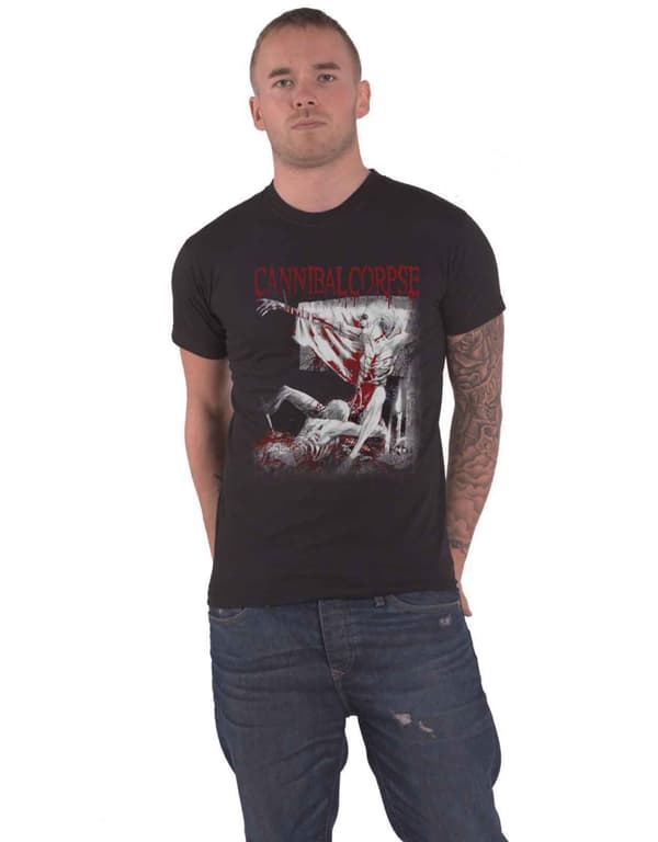 Cannibal Corpse T Shirt Tomb Of The Mutilated 2019 Band Logo Official Mens Black Black XL