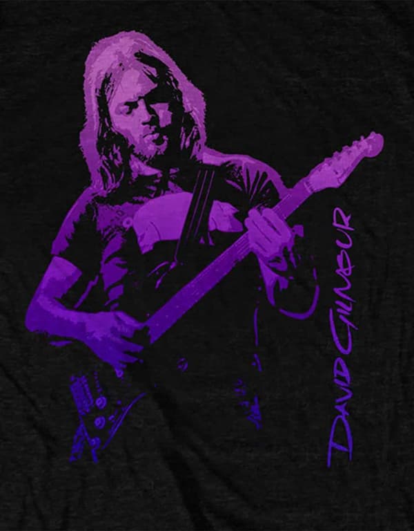 David Gilmour T Shirt Pig Gradient Logo Official Mens Black