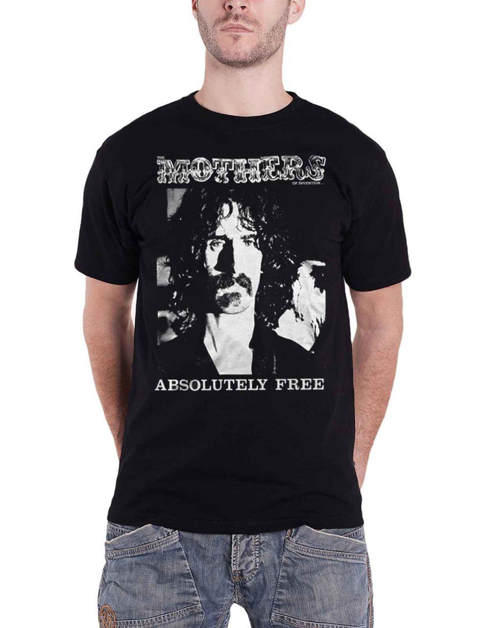 Frank Zappa T Shirt Mothers of Invention Absolutely Free Official Mens Black