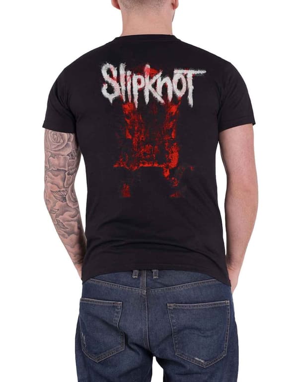 Slipknot T Shirt All Out Life Devil Single Blur Band Logo Official Mens Black