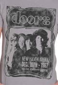 Miniatyrbild 2 av 2: The Doors T Shirt Haven Arena 1967 Flyer band logo Official Mens Grey