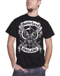 Miniatyrbild 1 av 4: Motorhead T Shirt Warpig Crossed Swords England Crest Official Mens Black