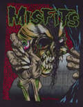 Miniatyrbild 2 av 2: Misfits T Shirt Pushead band logo Official Mens Black