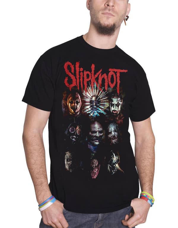 Slipknot T Shirt Prepare for Hell Tour 2014 Official Mens Black