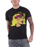 Miniatyrbild 1 av 4: Blondie T Shirt Punk band Logo warhol Official Mens Black