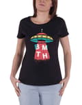 Miniatyrbild 1 av 3: Bring Me The Horizon T Shirt UFO band logo Official Womens Skinny Fit Black