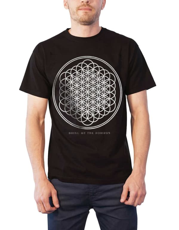Bring Me The Horizon T Shirt Sempiternal Tour BMTH Official Mens Black