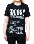 Miniatyrbild 3 av 4: The Doors T Shirt Live Hollywood Bowl flyer band logo Official Unisex Black