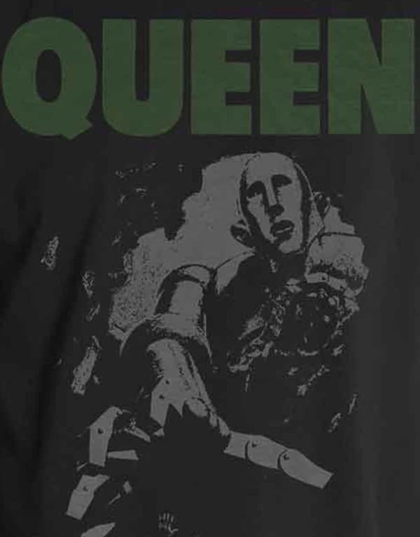 Queen T Shirt News Of The World  Full Cover 40 years Official Mens Black