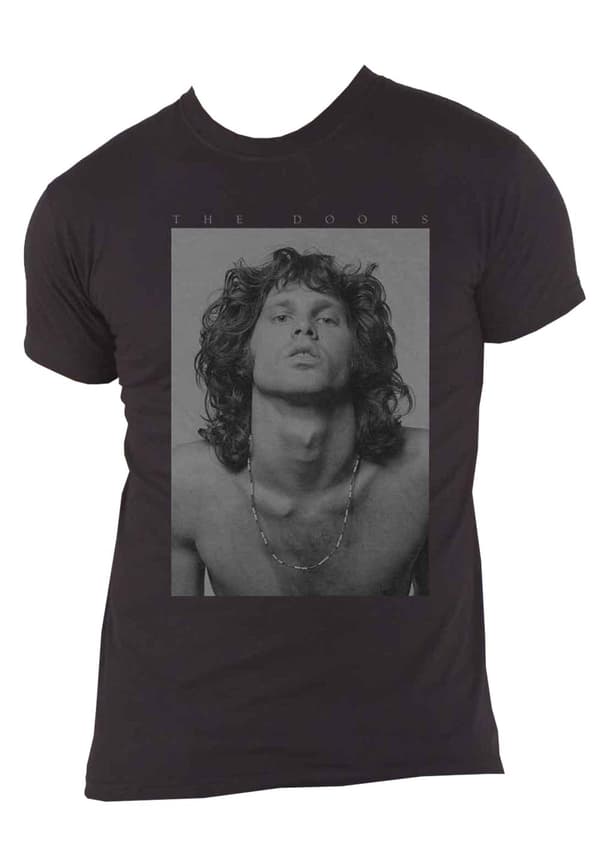 The Doors T Shirt Jim Morrison Beads Official Mens Black