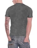 Miniatyrbild 2 av 4: Queen T Shirt News Of the World Band Logo Official Mens Charcoal Grey Burnout