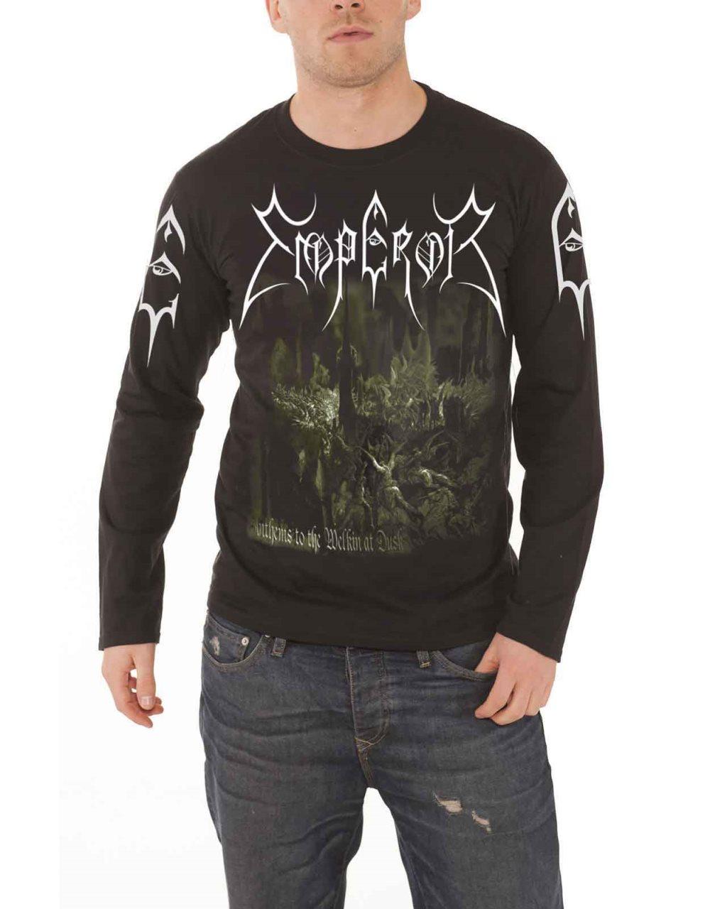 Emperor T Shirt Anthems 2016 Official Mens Black Long Sleeve