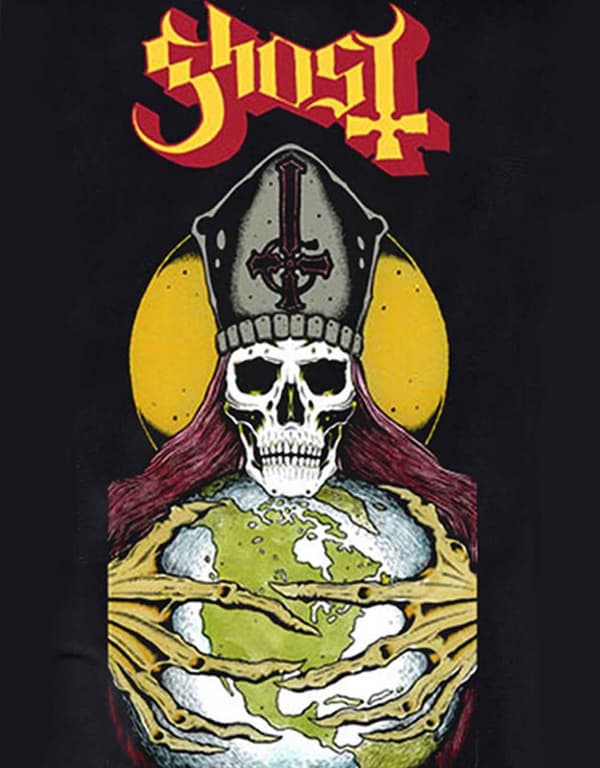 Ghost T Shirt Blood Ceremony band logo Official Mens Black