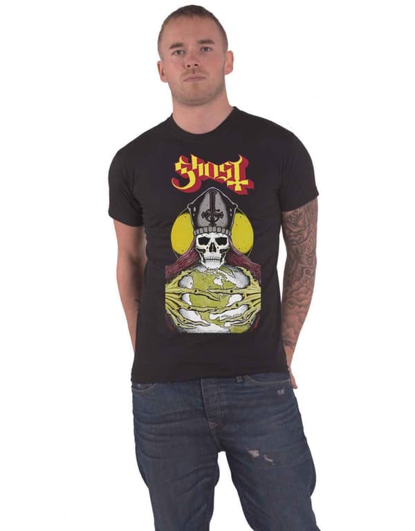 Ghost T Shirt Blood Ceremony band logo Official Mens Black