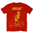 Miniatyrbild 1 av 4: Official Billie Eilish T Shirt Racer Logo Jumbo Unisex Red