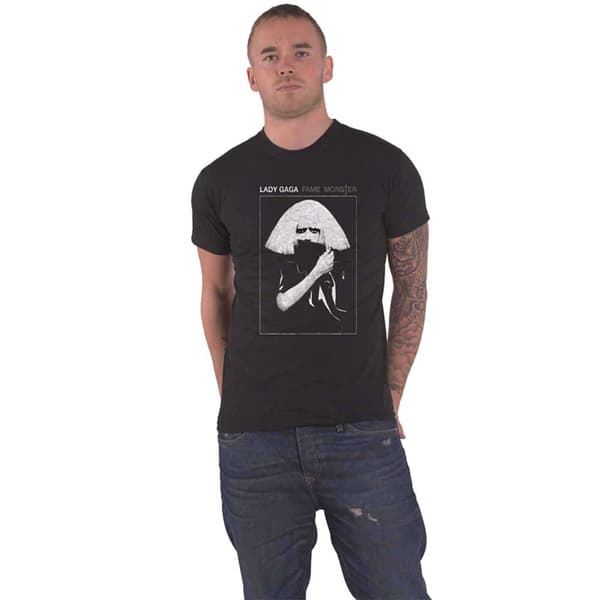 Lady Gaga T Shirt Fame Monster Official Mens Black