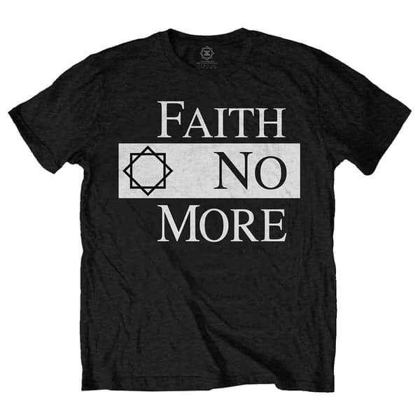 Faith No More T Shirt Classic Logo Band Logo Angel Dust Official Mens