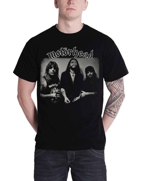 Motorhead T Shirt Undercover Album band logo Official Mens Black