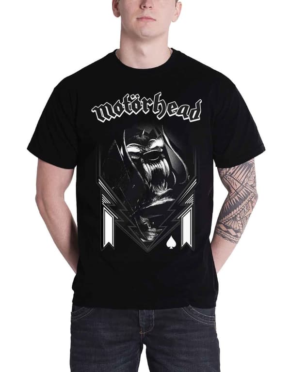 Motorhead T Shirt Animals 1987 band logo Official Mens Black Black S