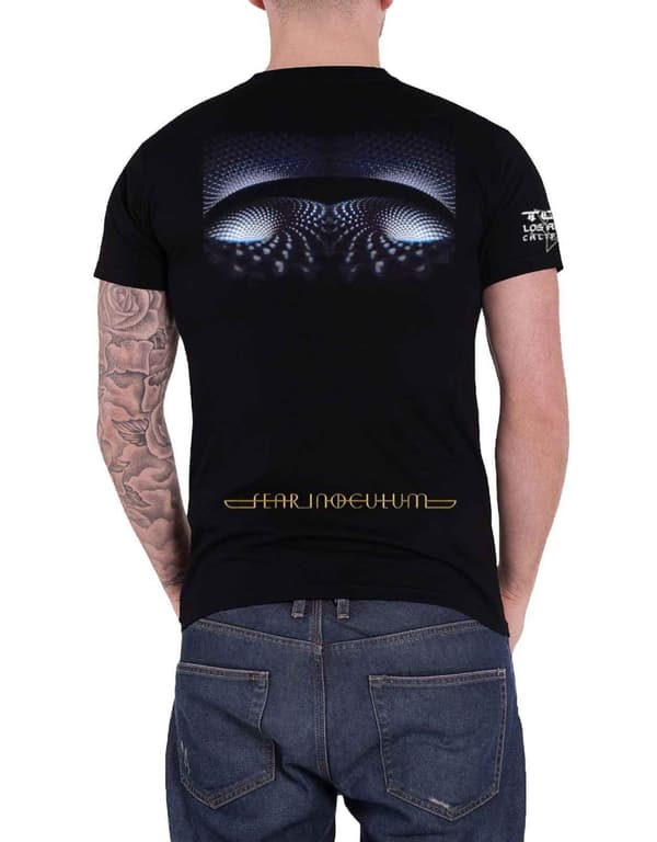 Tool T Shirt Fear Inoculum Double Eye Band Logo Official Unisex Black