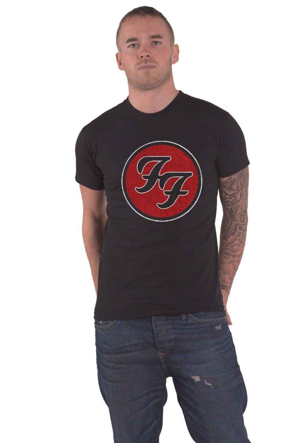 Foo Fighters T Shirt FF Band Logo Monkey Wrench Official Mens Black