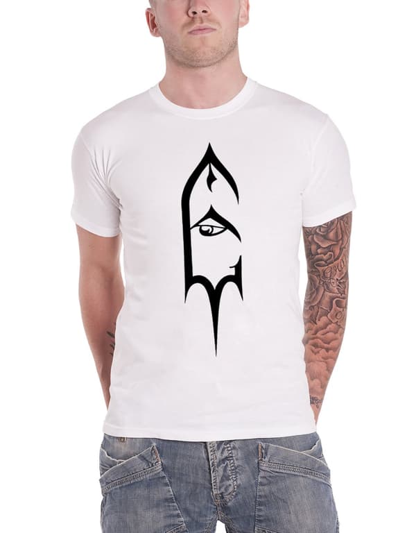 Emperor T Shirt E Icon band logo Official Mens White