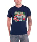 Miniatyrbild 1 av 2: Beach Boys T Shirt Surfin USA Tropical band logo Official Mens Blue