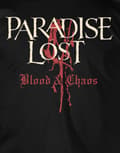 Miniatyrbild 3 av 4: Paradise Lost T Shirt Blood And Chaos Band Logo Official Mens Black