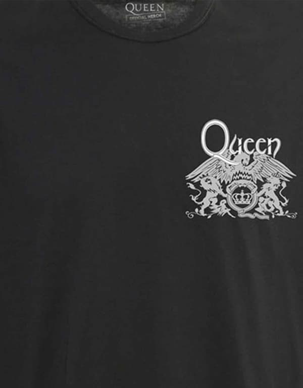 Queen T Shirt Extravaganza Band Logo Official Black Long Sleeve Unisex