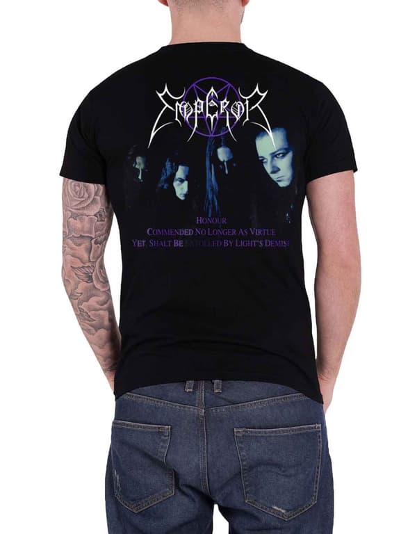 Emperor T Shirt Reverence Band Logo Official Mens Black