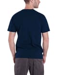 Miniatyrbild 3 av 6: Captain America T Shirt Distressed Shield Logo Official Mens Navy Blue L