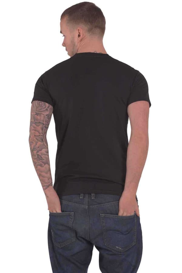 Wu tang Clan T Shirt Katana distressed logo Official Mens Black